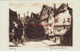 Delcampe - CPA STRASBOURG - BAS RHIN - GRAVURE - RUE DU BAIN AUX PLANTES - Strasbourg