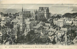 Delcampe - CPA Avranches Vue Generale Et La Baie Du Mont Saint Michel - Avranches