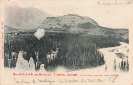 Delcampe - CANADA BANFF BANFF HOTEL FROM HOODOOS - Ohne Zuordnung