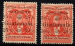 Delcampe - GUATEMALA    -   1886  .  Y&T N° 27*  &  28 (*) . - Guatemala