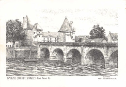 Delcampe - 86 Châtellerault  Pont Henry IV Par DUCOURTIOUX (scan R/V) N° 27 \ PRR2204 - Chatellerault