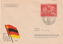 Delcampe - DDR-FDC: Monat Der DSF (Stalin / Pieck) 24 Pfg. - Sonstige & Ohne Zuordnung