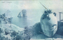 Delcampe - Ab136 Cartolina Capri I Faraglioni 1936 Provincia Di Napoli - Napoli (Neapel)