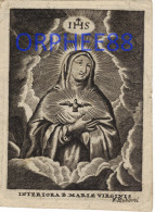 Delcampe - Maddens Carolina Dadizele 1785 Zuster Overste Maria School Te Ieper Ypres Gravure Anversoise Sur Bois - Avvisi Di Necrologio