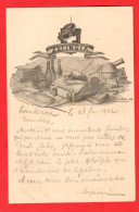 Delcampe - ZDI-08 Zofingue ZOFINGIA Zofinger Zofingen Le Landeron  Circ. 1903 Vers La Chaux-de-Fonds DS - Le Landeron