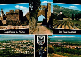 Delcampe - Ingelheim Rhein Burg Kirche Weinanbau Wappen - Ingelheim