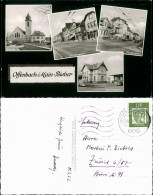 Delcampe - Offenbach (Main) Mehrbild-AK Kirche, Bahnhof Mit VW Käfer, Straßenpartien 1963 - Offenbach