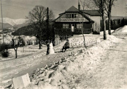 Delcampe - Benecko Semily Hancova Bouda Krkonose Bergbaude Riesengebirge Winterlandschaft - Tschechische Republik