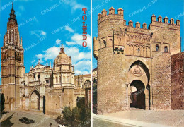 Delcampe - CPM Toledo La Cathedrale Et La Puerta Del Sol - Toledo