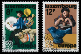 Delcampe - LUXEMBURG 1981 Nr 1031-1032 Gestempelt X5A9EE2 - Oblitérés