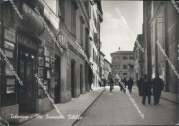 Delcampe - At383 Cartolina Tolentino Via Francesco Fidelfo Profumeria Negozio Macerata - Macerata