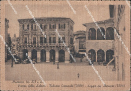Delcampe - At351 Cartolina Macerata Citta' Piazza Della Liberta' - Macerata