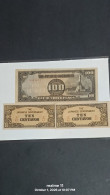Delcampe - WWll Japanese Invasion Money Philippines 100 Pesos+ 2x10 Centavos P/AF Fractional Prefix UNC - Autres - Asie