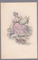 Delcampe - CPA Illustrateur C+ Femme Woman Girl Non Circulée Vienne Viennoise Clément Tournier Genève - Vienne