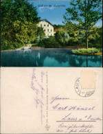 Delcampe - Ansichtskarte Langebrück-Dresden Gasthaus Haidemühle Coloriert 1915 - Dresden