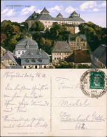 Delcampe - Augustusburg Erzgebirge Panorama-Ansicht, Wohnhäuser, Burg Fernblick 1928 - Augustusburg