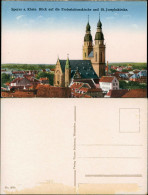Delcampe - Ansichtskarte Speyer St. Josefskirche Stadt Teilansicht Church Postcard 1910 - Speyer