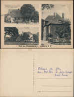 Delcampe - Briesenhorst Wąbrzeźno Gasthaus, Schule, Straße Gorzów   Landsberg Warthe 1924 - Neumark