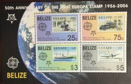 Delcampe - Belize 2006 Europa Anniversary Minisheet MNH - Belize (1973-...)