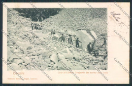 Delcampe - Massa Carrara ABRASA Cave Marmo Cartolina MV4214 - Massa