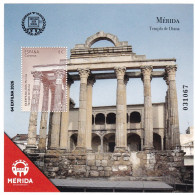 Delcampe - 2026-ED. 5941 H.B.-EXFILNA 2026. Mérida. Templo De Diana - NUEVO - Blocks & Kleinbögen
