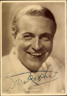 Delcampe - CPA Schauspieler Willy Fritsch, Portrait, UFA, Portrait, Ross 660, Autogramm - Schauspieler