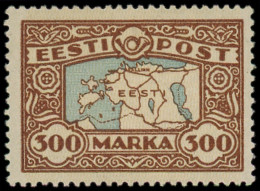 Delcampe - ESTONIE Poste ** - 61, Luxe: Carte De L'Estonie - Cote: 260 - Estland