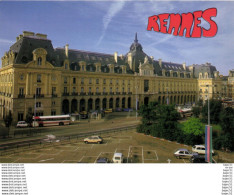 Delcampe - Rennes - Le Palais Du Commerce Et La Poste - Rennes