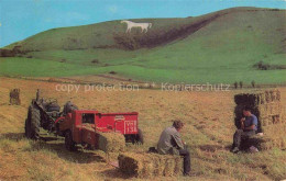Delcampe - Landwirtschaft Agriculturo Agriculture-- White Horse Westbury Wiltshire Tracktor - Landwirtschaftl. Anbau