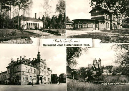 Delcampe - Bad Klosterlausnitz Hermsdorf Rathaus Bahnhof - Bad Klosterlausnitz