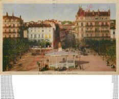 Delcampe - 34.  BEZIERS .  La Place Jean-Jaurès . - Beziers