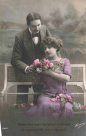 Delcampe - [-20%] COUPLE -  Quand Deux Coeurs Unis Aiment Tendrement - La Vie Parait Belle - Paare