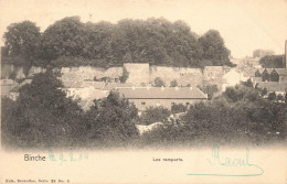 Delcampe - BELGIQUE - Binche - Les Remparts Vus De Loin - Carte Postale Ancienne - Binche