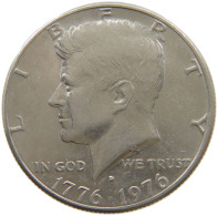 Delcampe - UNITED STATES OF AMERICA HALF 1/2 DOLLAR 1976 D KENNEDY #s156 0083 - 1964-…: Kennedy