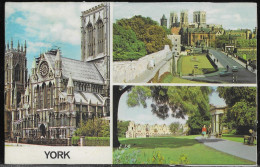 Delcampe - Great Britain - United Kingdom.   York.   Illustrated View Posted Postcard - York