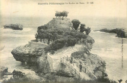 Delcampe - CPA Biarritz Pittoresque Le Rocher Du Basta - Biarritz