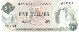 Delcampe - GUYANA - 5 Dollars - 1992 - P.22f - NEUF - Guyana