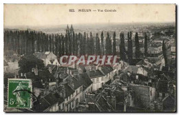 Delcampe - Melun - Vue Generale CPA - Melun