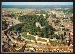Delcampe - 28 Dreux Vue Générale De La Ville Au Centre La Chapelle Royale - Dreux