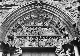 Delcampe - SEMUR EN AUXOIS Le Tympan église N.D 52 (scan Recto Verso)nono0103 - Semur