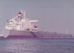 Delcampe - NIELS ONSTAD Oil Tanker 1985 Postcard Size Real Photo #SDD263 - Tanker