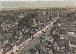 Delcampe - EURE-Conches-Place Carnot, Rue Sainte Foy, L'Eglise (colorisé) 4 - Conches-en-Ouche