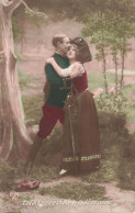 Delcampe - [-15%] COUPLES - Enfin France Chère Te Voilà Revenue - Carte Postale Ancienne - Paare