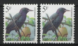 Delcampe - Belgique: COB 2638 + 2638P8a  **, MNH, Neuf(s) SANS Charnière(s). TTB !!! - Ongebruikt