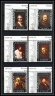 Delcampe - 486a - Yemen Kingdom MNH ** N° 284 / 289 A Argent (silver) Rembrandt Amphilex 67 (tableaux Painting) Amphilex - Rembrandt