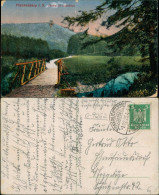 Delcampe - Frankenberg (Sachsen) Lützeltal Partie Wald Region Bachlauf Mit Steg 1926 - Frankenberg
