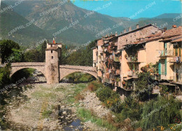 Delcampe - CPSM Sospel Alpes Mmes Le Pont Vieux Et Sa Tour De Peage - Sospel
