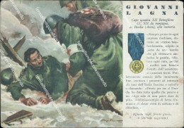 Delcampe - Be61 Cartolina Militare Le  Medaglie D'oro Di Questa Guerra Giovanni Lagna Aosta - Regimente