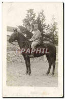 Delcampe - CARTE PHOTO Cheval Equitation Hippisme Militaria - Reitsport
