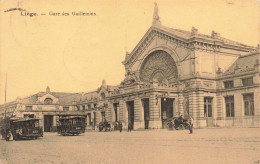 Delcampe - BELGIQUE - Liège - La Gare Des Guillemins -  BUS - Animé - Carte Postale Ancienn - Lüttich